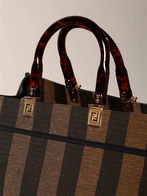 fendi womens striped|fendi leather handbags.